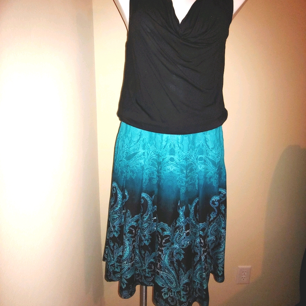 🔴  Jones New York Paisley Skirt